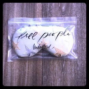 Free People vegan leather sleep mask